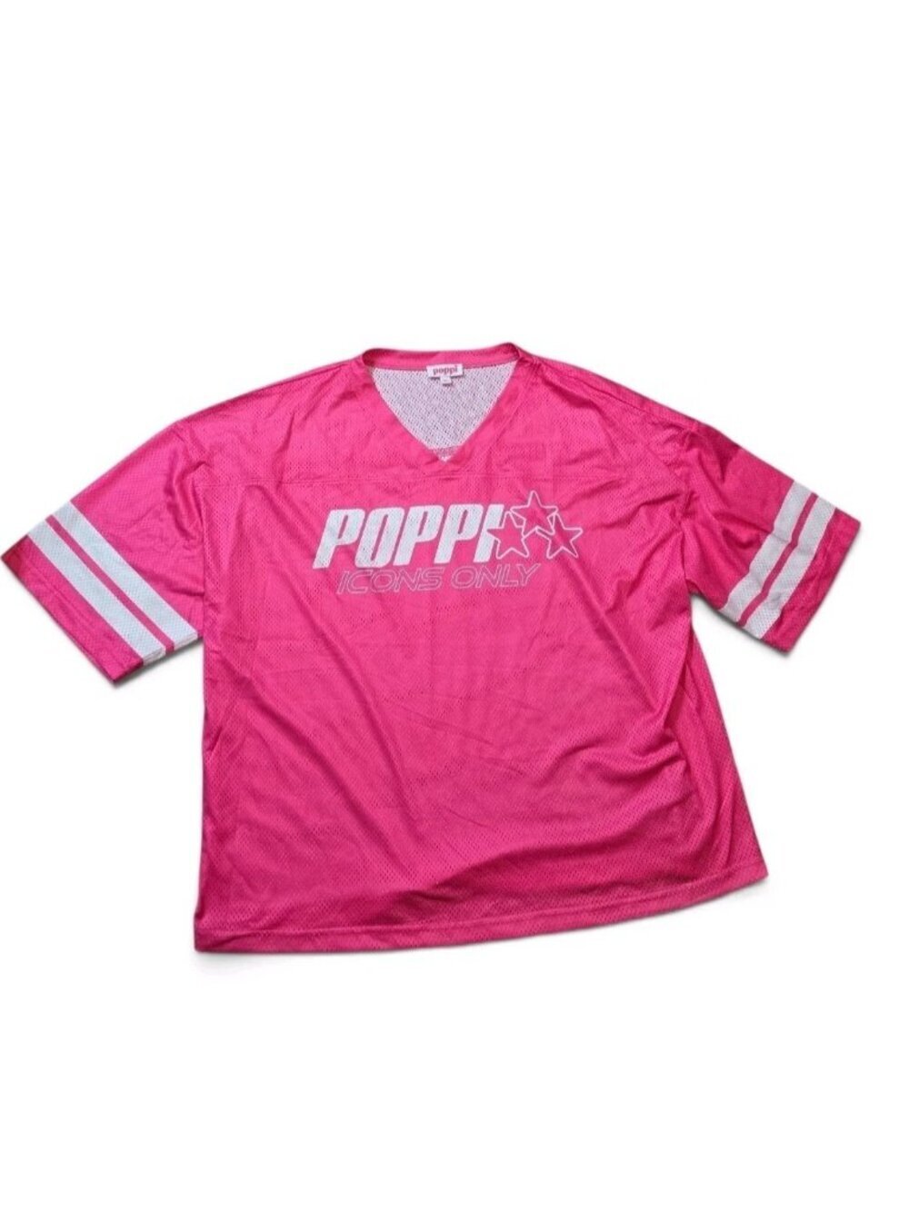 Poppi Icons Only Pink Jersey Limited Edition Rare Unisex M/L Sporty Athleisure